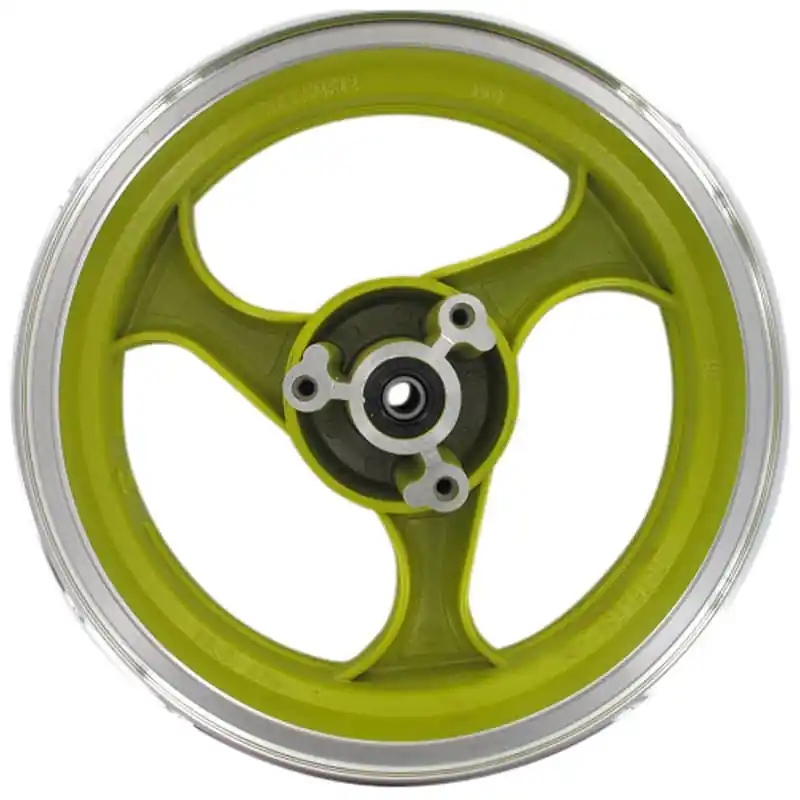 Preis Gesenkt Felge vorn Alu 13x3.5 Zoll gelb 3 Speichen Scheibenbremse 1040202-2-G