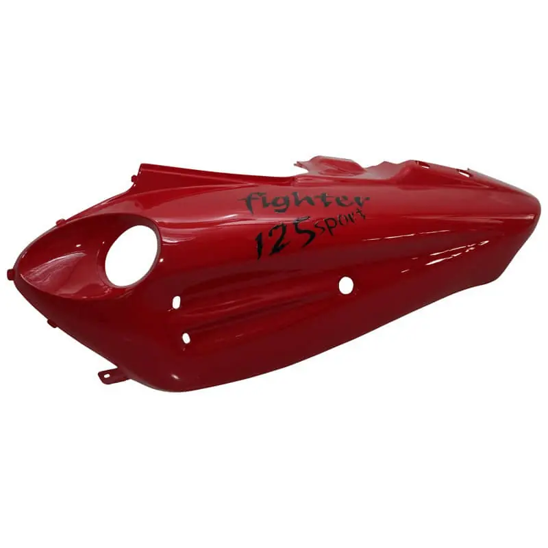 Neu Im Sortiment Heckverkleidung mit Dekor links Fighter 125 Sport rot 1020309-2-E-R-Sport