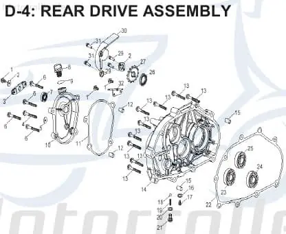 AEON Ritzel (15T) Kettenrad Zahnrad 23801-156-000 Billig