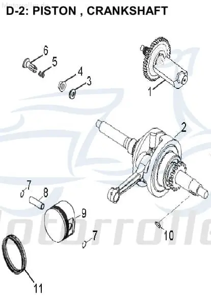 Kreidler Mustang 170 UTILITY Sicherung Kolbenbolzen 170ccm 4Takt 13115-156-000 Sicherungsring Sicherungsclip Kolbenbolzensicherung Quad Preisreduziert