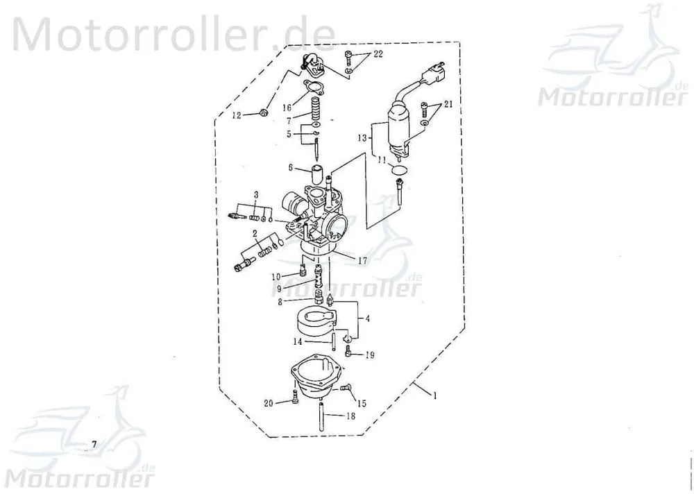 SMC Gasschieber Rex 50 Scooter Vergasermembran 50ccm 2Takt Vergaserschieber Vergaser-Membrane Vergasermembrane Vergaser-Schieber Super-Preis