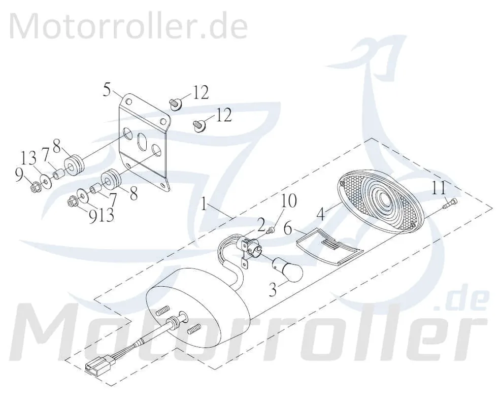 Echt Kreidler F-Kart 170 Halter 100/170ccm 4Takt 55726-FLO-00 Halterung Haltebügel Halteblech Halte-Blech Halte-Bügel 100/170ccm-4Takt
