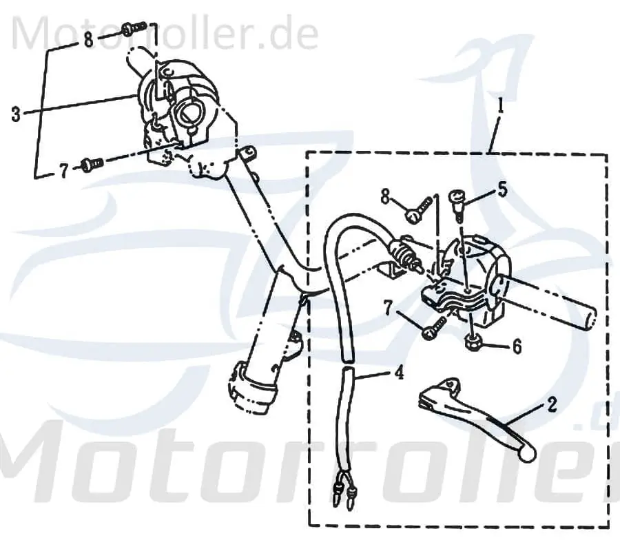 Lenkerarmatur rechts bis BJ 1997 62920-NCF-00 Garantierte Lieferung