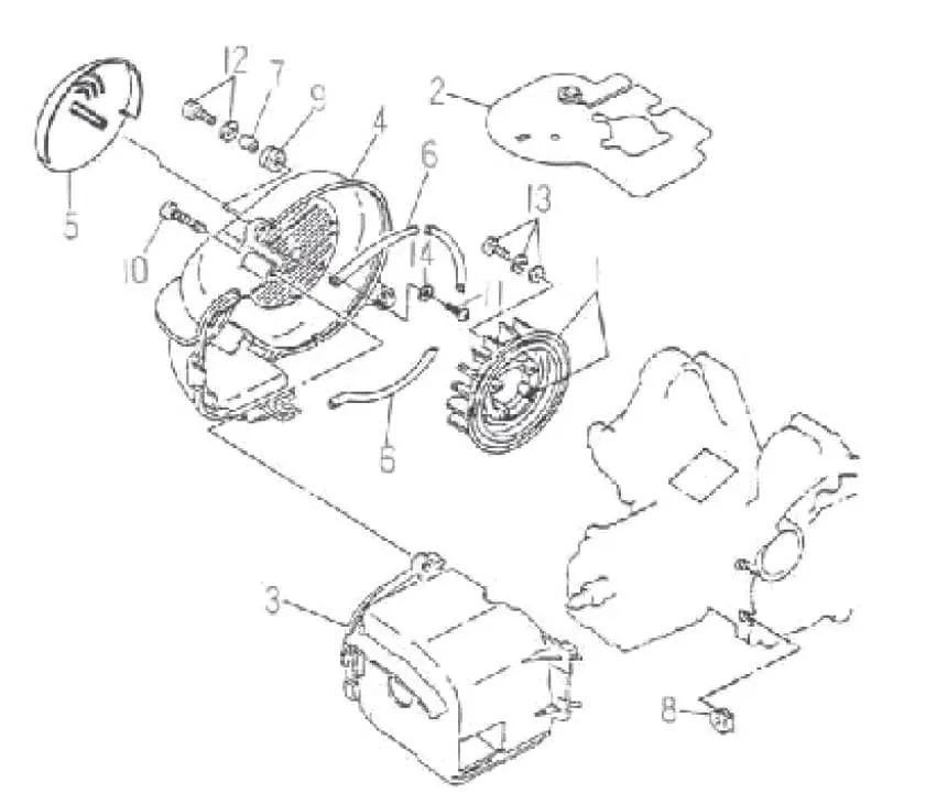 Begrenztes Angebot Kreidler F-Kart 100 Gebläserad 100ccm 2Takt 12611-NAN-00 Lüfterrad Flügelrad Luftrad Lüfter-Rad Luft-Rad Ventilatorrad Belüftungsrad