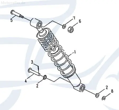 Jetzt Bestellen SMC Quad 250 Bolzen Stehbolzen 250ccm 4Takt 94710-10066-B Gewindebolzen Zapfen Gewindestift Arretierbolzen Stiftschraube Gewinde-Stift