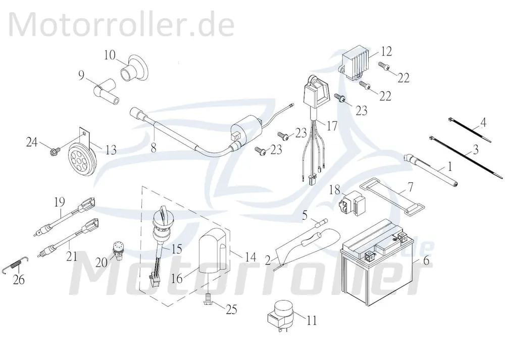 Kreidler F-Kart 100 Anlasserknopf 100ccm 2Takt 62946-GKO-00 Schalter Anlasser-Knopf Starterknopf Anlasserschalter Minarelli liegend Billig