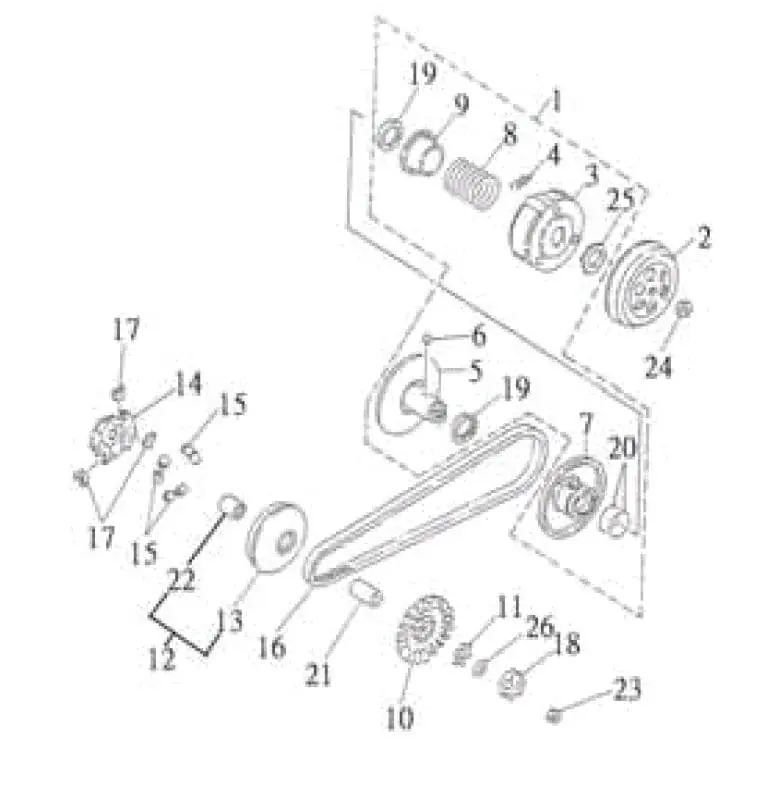 Kreidler F-Kart 100 Buchse Hülse 100ccm 2Takt 93510-212622 Variomatik Distanzhülse Lagerbuchse Distanz-Hülse Distanzbuchse Passhülse Markenprodukt