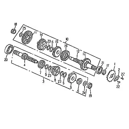 Billig SMC Quad 250 Simmering 22x34x7mm ATV 250ccm 4Takt 93110-22347 Wellendichtring Abdichtring Dichtringe Radialdichtring Öldichtring UTV