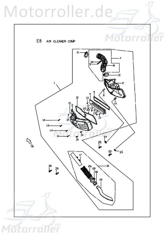Zertifiziert PGO Schlauchklemme 11mm Schelle X-RIDER 150 Quad 150ccm 4Takt Spannring Clip Klemmschelle Schlauchbinder Klemm-Schelle Schlauch-Schelle