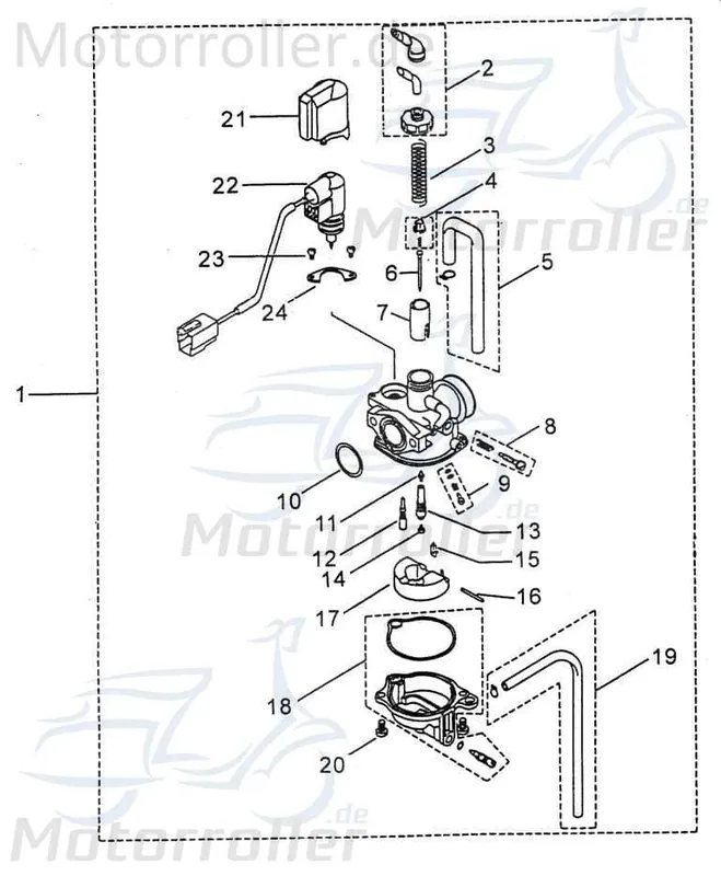 PGO Vergaserdüse Hauptdüse 88 50ccm 2Takt 125ccm 4Takt Nadeldüse Dosierdüse Einstelldüse Haupt-Düse Nadel-Düse PGO 50ccm-2Takt Scooter Mega-Angebot