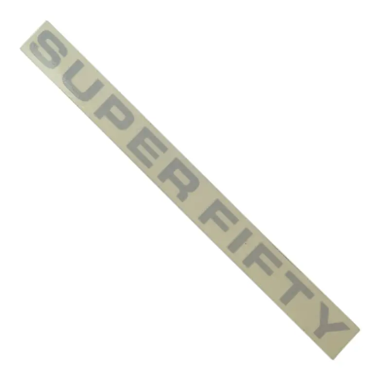 PGO Comet 50 Aufkleber Sticker Vorderradgabel "Super Fifty" Dekor Dekor-Aufkleber Roller E16010400001 Klebeetikett Scooter Ersatzteil Solange Der Vorrat Reicht