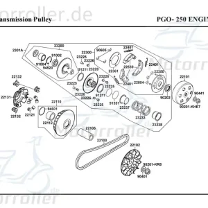Direkt Vom Hersteller PGO Gehäuse Umbauung Quad ATV Hülle PGO-12925 Offroad Ersatzteil Service Inpektion Direktimport