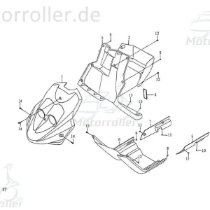 Beliebt Schraube SMC Extra 50 Off Road 50kmh Buggy 50ccm F100-79405 Bundschraube Maschinenschraube Flanschschraube Flansch-Schraube Moped