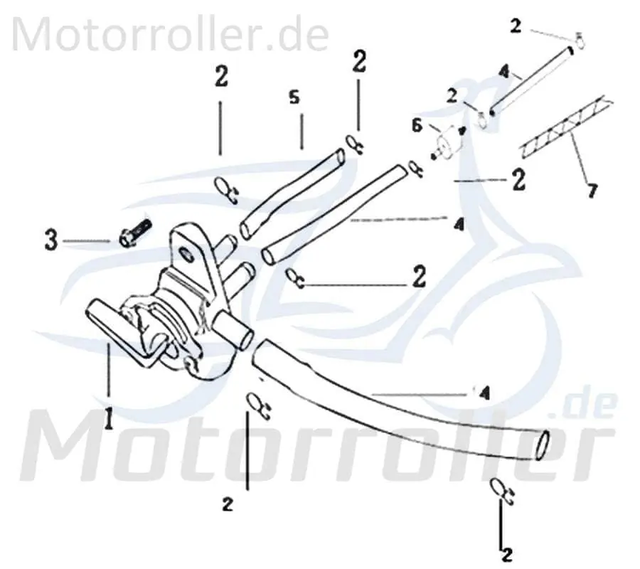 Echt Kreidler DICE SM 50 LC Klemme Schlauch 50ccm 2Takt 212-KG-7 Binder Schlauchklemme Spannring Schelle Clip Klemmschelle Motorrad Moped