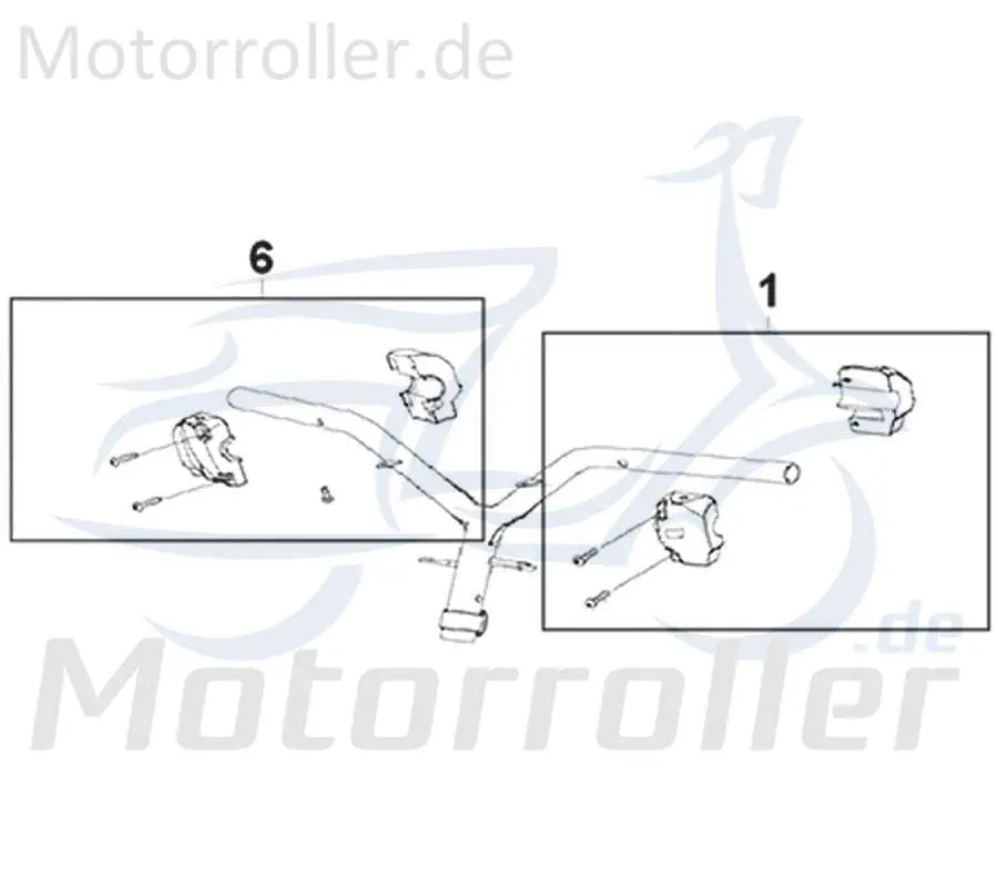 Kreidler Galactica 3.0 LC 50 DD Schalterarmatur 50ccm 2Takt 3520A-F22-9000-FCS links für Modelle mit Lichtschalter Kombischalter Angebot