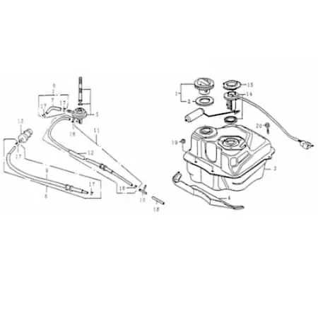 Clip Qingqi RS 125 QM125T 10H Schelle Scooter FIG E17E-27 Klammer Klemmschelle Befestigungsschelle Halteklammer Schraubschelle Moped Super-Preis