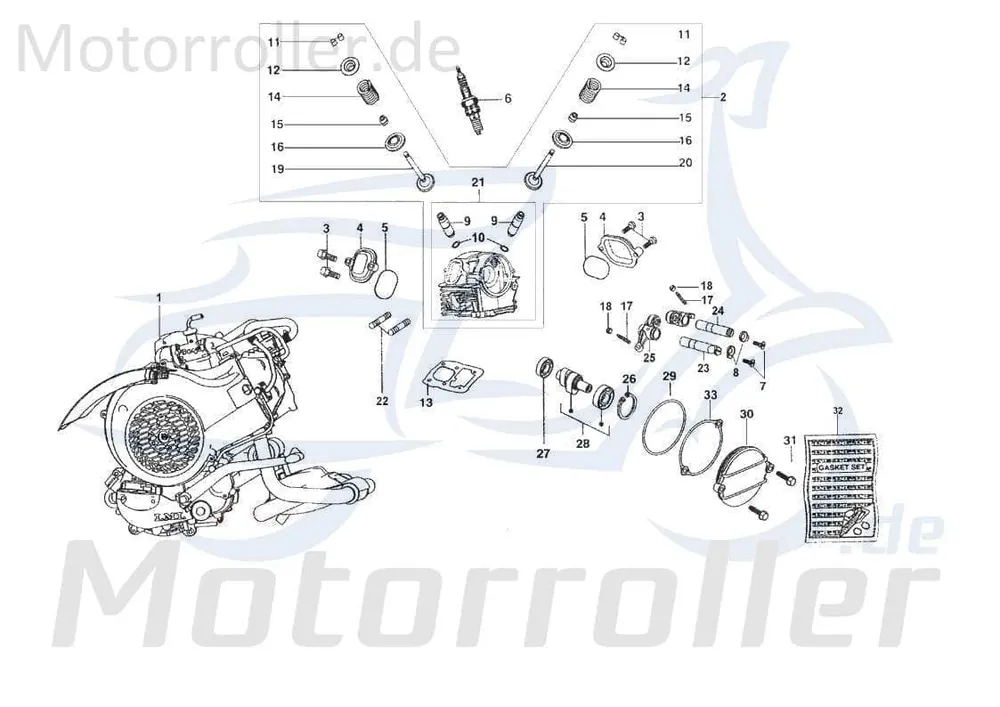 Solange Der Vorrat Reicht Kreidler STAR Deluxe 4S 200 Stehbolzen 200ccm 4Takt SF214-0100 M8x46mm Gewindestange Gewinde-Stange Gewindebolzen Stiftschraube Scooter