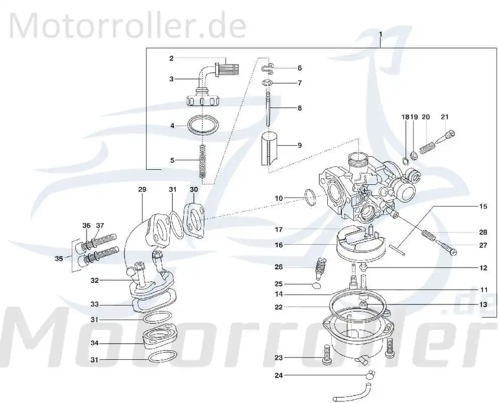 Isolator Kreidler LML Star 4 200 Schaltung Dichtung 721089 Ansaugstutzen-Dichtung Dichtung-Ansaugstutzen Ansaug-Krümmer Zwischenstück Neuheit