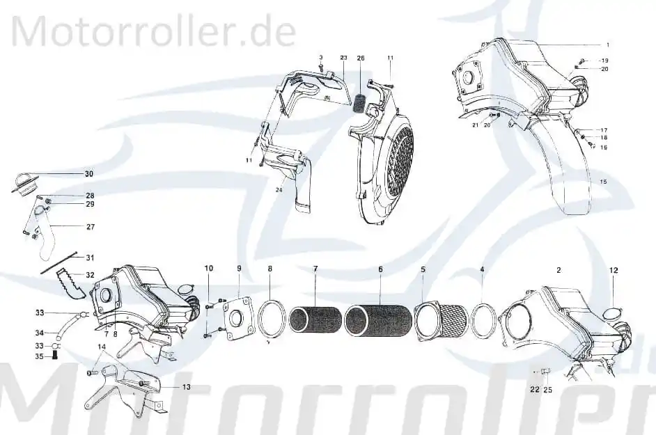 Wochenendangebot Kreidler STAR Deluxe 4S 200 Gummitülle 200ccm 4Takt SF214-0178 Gummiaufnahmestutzen 200ccm-4Takt Scooter LML Ersatzteil Service