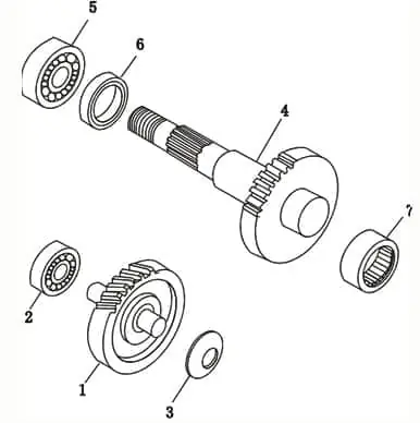 Letzte Chance Radialkugellager offen AGM-MOTORS 90A-16175-00-00