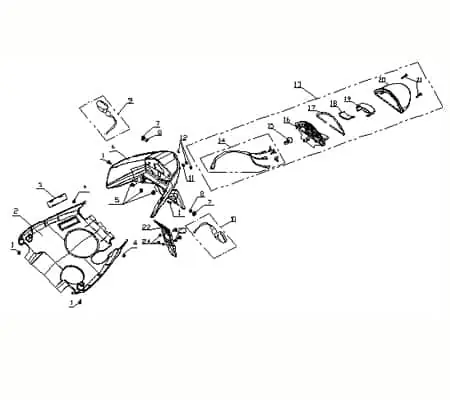Schraube 4.8x13mm Kreidler Vabene 50 Kreuzschraube SMC 730386 Kreuzschlitzschraube Blech-Schraube Treibschraube 50ccm-2Takt Scooter Sonderangebot