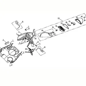 Blinker hinten rechts Kreidler Vabene 50 Blinklicht 730394 Signalleuchte Blinkleuchte Fahrtrichtungsanzeiger Winker SMC Neue Ware