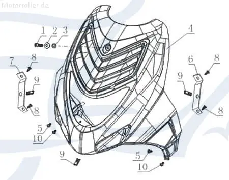 CPI Oliver 50 City Halterung Befestigung 50ccm 2Takt 730519 Arretierung Haltebügel Halteblech Befestigungshalter Halte-Blech Scooter Zertifiziert