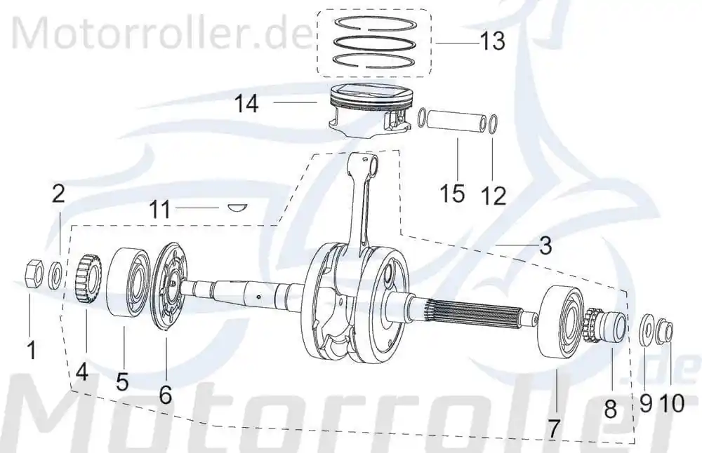 Aktuell Kreidler Insignio 250 DD Sicherungsring 250ccm 4Takt 179155000000 Kolbenbolzen Schelle Befestigungsklemme Sicherungsklemme Scooter