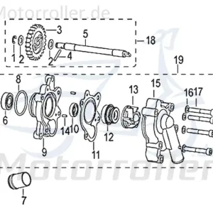 Bestseller Kreidler Insignio 250 DD 2.0 Dichtring Wasserpumpe 750608 Dichtungsring Scooter Motorroller
