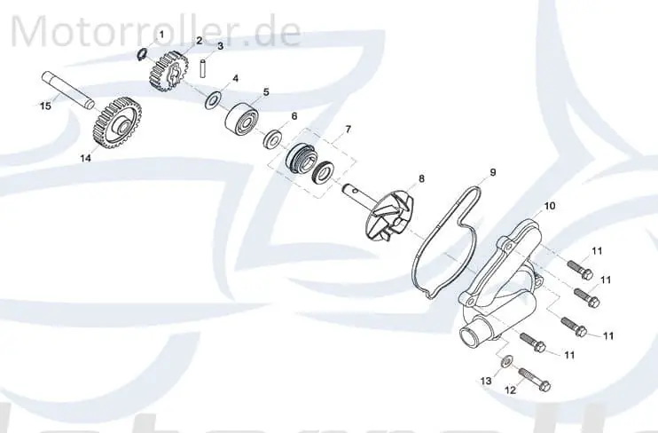 Sonderaktion O-Ring 250ccm 4Takt 270015000000 Wasserpumpe Gummidichtung Dichtring Gummiring Oring Gummi-Ring Dicht-Ring