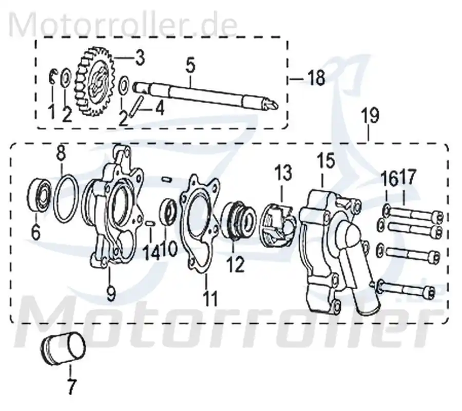 Top-Angebot Jonway Insignio 250 DD Dichtung SEAL 250ccm 4Takt 750614 Abdichtung Gasket Scooter Ersatzteil Service Inpektion Direktimport