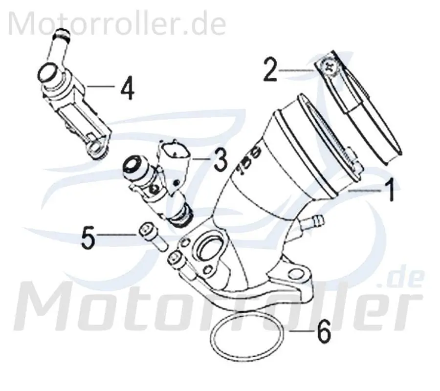 Angebot Jonway Insignio 250 DD Anschlussblock 250ccm 4Takt 750618 Eispritzdüse 250ccm-4Takt Scooter Ersatzteil Service Inpektion Direktimport