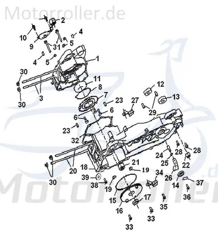 Markenprodukt SMC Schraube M6x14mm Keeway Arn 125 Scooter B01070601463 Bundschraube Maschinenschraube Flanschschraube Flansch-Schraube Bund-Schraube