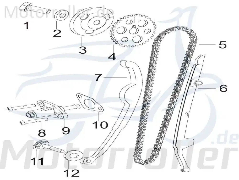 Sofort Bestellen Kreidler Insignio 250 DD Schraube 250ccm 4Takt B02050601622 M6x16mm Bundschraube Maschinenschraube Flanschschraube Flansch-Schraube
