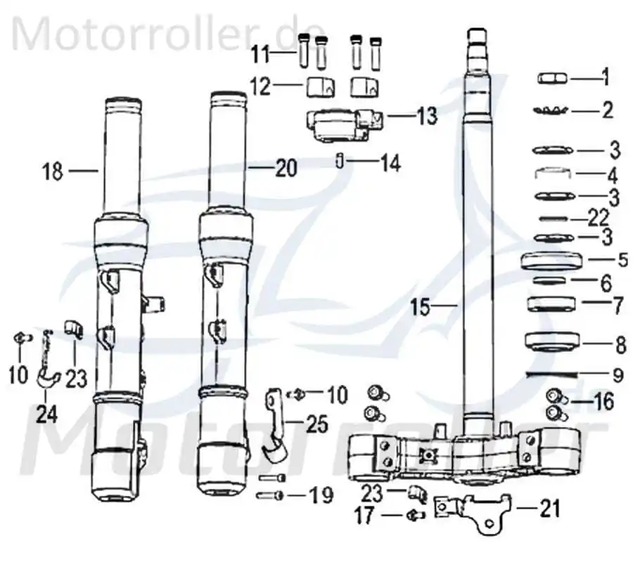 Jonway Insignio 250 DD Halter Halterung 250ccm 4Takt 750673 Haltebügel Halteblech Halte-Blech Halte-Bügel Scooter Ersatzteil Service Online Kaufen