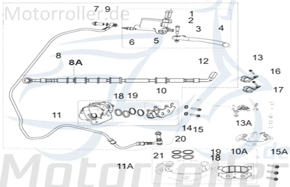 Letzte Chance Kreidler Insignio 250 DD Bremsbeläge 250ccm 4Takt 55110N120000 Bremsbelag Bremsklötze Bremsbacken Bremsschuhe Bremsbelagsatz Bremsklotz