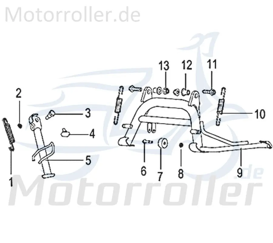 Jonway Insignio 250 DD FEDER Dämpfung 250ccm 4Takt 750697 Schwingungsdämpfer Ausgleichsfeder Abfederung Masseausgleich Scooter Service Ausverkauf