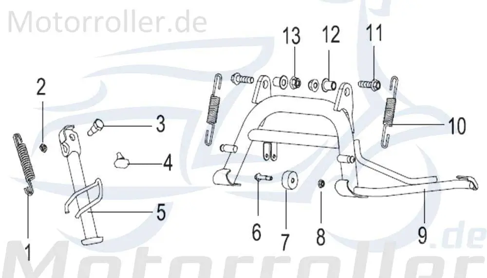 Kreidler Insignio 250 DD FEDER 250ccm 4Takt 58502K010050 Schwingungsdämpfer Dämpfung Ausgleichsfeder Abfederung Masseausgleich Scooter Neu Im Sortiment