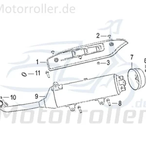 Begrenztes Angebot Kreidler Insignio 250 DD 2.0 Krümmerdichtung 750680 Auspuffdichtung Motorroller Scooter 4Takt 250ccm