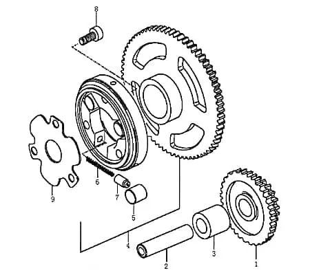 Preisknaller Distanzbuchse Adly Silverfox 50 Distanzhülse 09180Q130801 Distanzring Distanz-Hülse Passhülse Passbuchse 125ccm-4Takt Scooter Kreidler