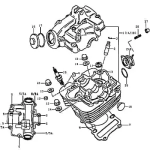 Abverkauf O-Ring Dichtring Gummiring Zylinderkopf 09280Q290802
