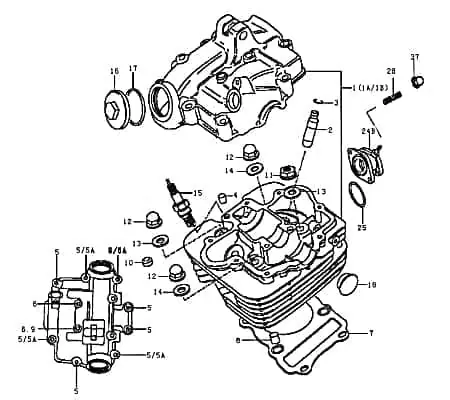 Abverkauf O-Ring Dichtring Gummiring Zylinderkopf 09280Q290802