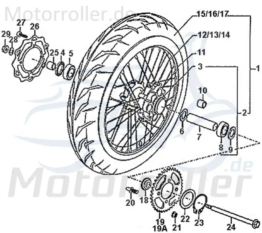 Kreidler Supermoto Enduro 125 Zahnrad 125ccm 4Takt 162-003-56 Steuerrad Ritzel Ketten-Rad Zwischenrad Steuer-Rad Zahn-Rad Getrieberad Abverkauf