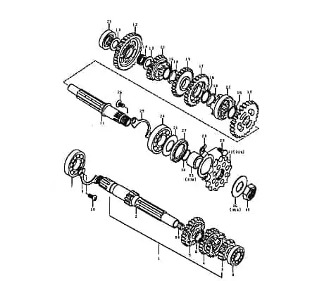 Halter für Lager Getriebe Motorrad 24741QK01000 Sichere Zahlung