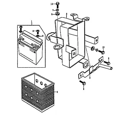 Batterie 12V 9Ah wartungsfrei Rex Akku Motorrad 125ccm 4Takt Starterbatterie Roller-Batterie Rollerbatterie Akkumulator Bleibatterie Wochenendangebot