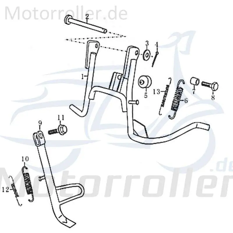 Jonway RMC-G 50 Bolzen Stehbolzen Zapfen 50ccm 2Takt 83491 Gewindebolzen Gewindestift Arretierbolzen Stiftschraube Gewinde-Stift Direkt Vom Hersteller