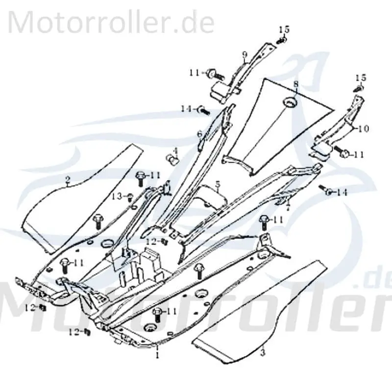 Gummimatte links Fussbrett Motorrad 83597 Online Kaufen