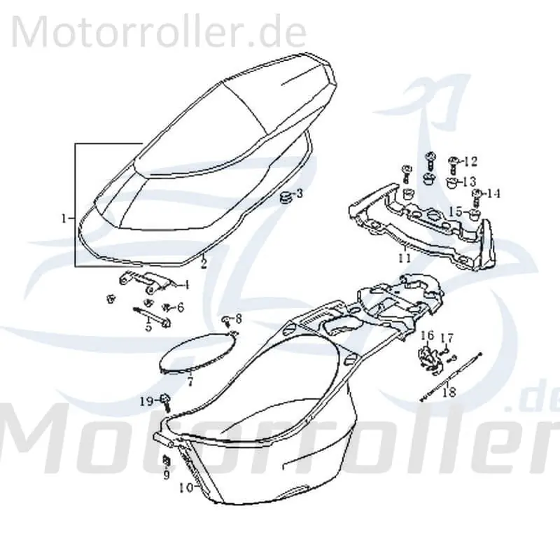 Versand Am Gleichen Tag Jonway RMC-G 50 Seilzug Zugseil Zug-Seil 50ccm 2Takt 83628 Zugkabel Seil-Zug Sitzschloss Zug-Kabel 50ccm-2Takt Scooter Ersatzteil