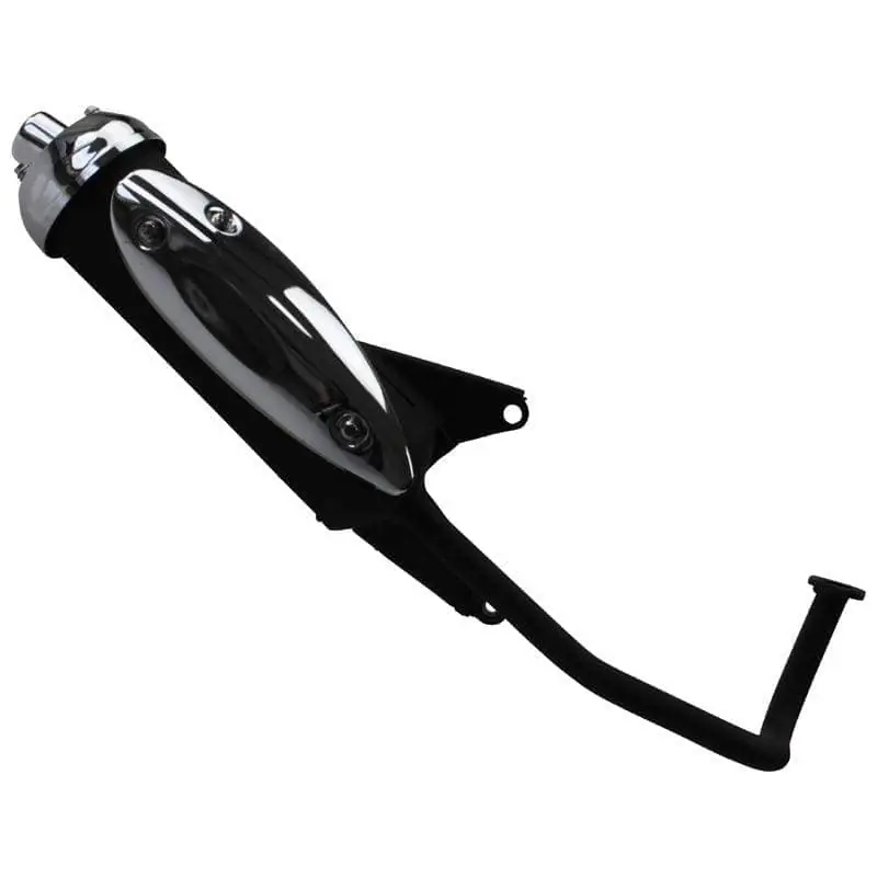 Baotian BT49QT 11 Auspuffanlage 50ccm 4Takt Auspuff Endschalldämpfer 50cc 4T Endtopf Schalldämpfer Auspuff-Anlage Auspufftopf Meistverkauft