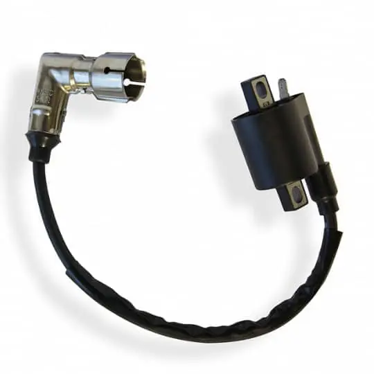 Rex 50 Scooter Mofa Zünd-Kabel 50ccm 2Takt Zündspule Zündkabel 1E40QMB YY50QT-28 50cc 2T Minarelli liegend Zündung Zündmodul Zertifiziert